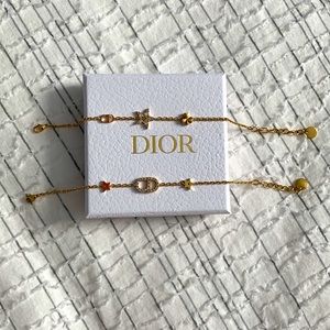 CHRISTIAN DIOR Petit CD Double Bracelet